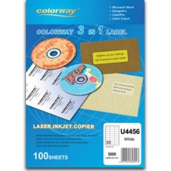 70*29.7MM Matte Paper adesivo 165g A4 100P  30/1P