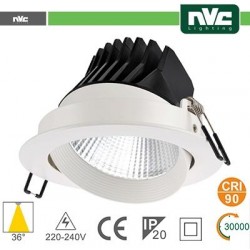 Spotlight LED IP20 25W 4000K 1700LM 36° Φ170/Φ150