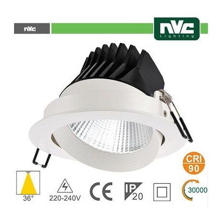Spotlight LED IP20 25W 4000K 1700LM 36° Φ170/Φ150
