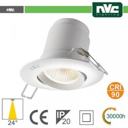 Spotlight LED IP20 9W 3000K 700LM 24º Φ118/Φ95