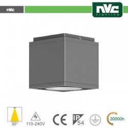 Downlight Cubo LED IP54 da soffitto - 12W 960lm 3000k
