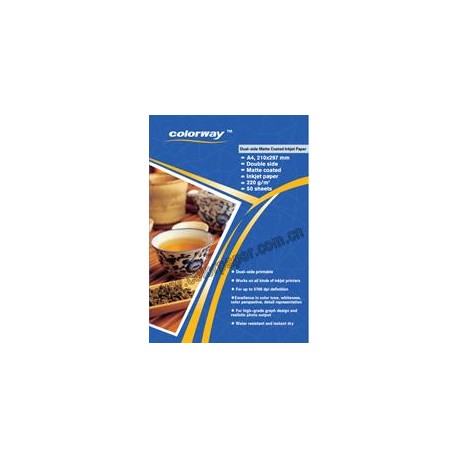 Dual-side Matte Coated Paper,220g/m2  A4 50F Biglietto vista