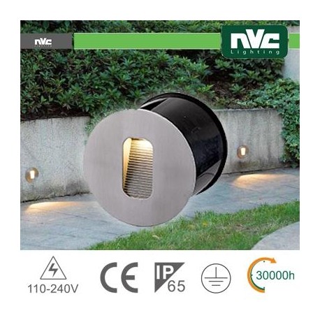 Segnapasso a parete Tondo - 4W 3000K IP65
