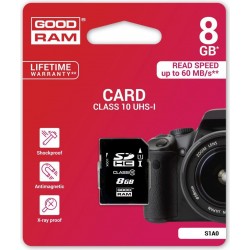 Scheda SD 8GB SDHC Goodram - blister retail
