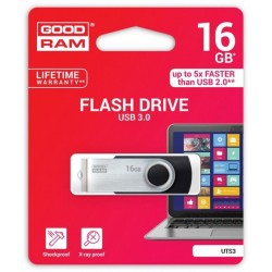 Pendrive GoodRAM 16GB UTS3 BLACK USB 3.0 - retail blister