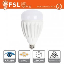 A100H - 30W 4000K 2400LM 150º 100x170mm CRI80 E27 25.000H