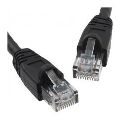 Cavo Cat5e F/UTP 2m nero RJ45/RJ45
