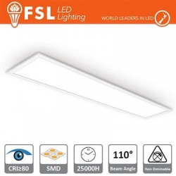 Pannello LED 30x120cm - 4000K 48W 3700LM CRI80