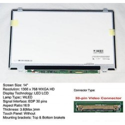 Display B140XTN02.D 14.0 slim 30pins glossy
