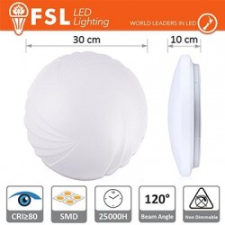 Plafoniera Motivo 18W - 4000K 1220LM 120º 300X100mm CRI80