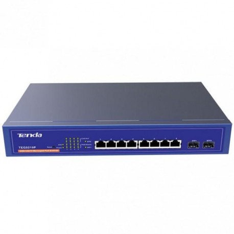 Desktop Switch PoE 8 Porte Gigabit+2 Porte SFP Managed