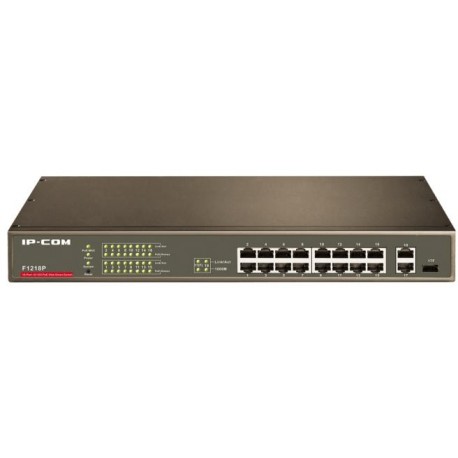 IP-COM F1218P 16-Port 10/100 PoE Web Smart Switch Managed L2
