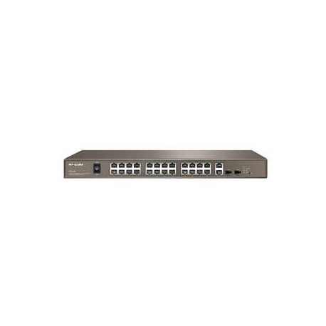 IP-COM F1226P 24 porte Fast Eth+2xSFP Web-smart PoE Switch