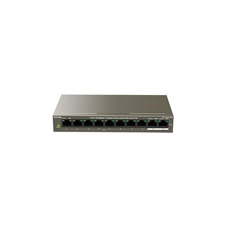 Switch 8 porte PoE desktop 8 porte 10/100Mbps + 2 Gigabit