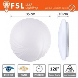 Plafoniera Motivo 26W - 6500K 1750LM 120º 350X100mm CRI80