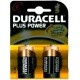 2 pile Duracell PLUS MN1400 1/2torcia 2x 1,5v LR14 - blister