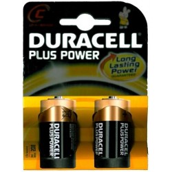 2 pile Duracell PLUS MN1400 1/2torcia 2x 1,5v LR14 - blister