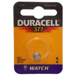 10 pile a bottone Duracell D377 1x 1,5volt - 10 blister