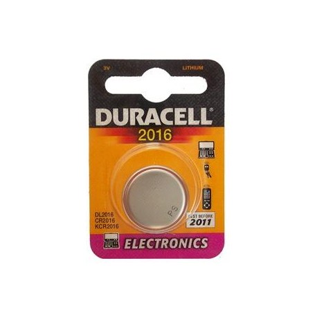 10 Pile a bottone Duracell DL2016 1x 3v - litio 10 blister