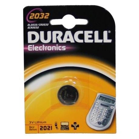 Pile a bottone Duracell DL2032 1x 3v - litio blister