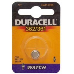 10 pile a bottone Duracell D362/361 1x 1,5volt - 10 blister