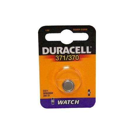 10 pile a bottone Duracell D371/370 1x 1,5volt - 10 blister