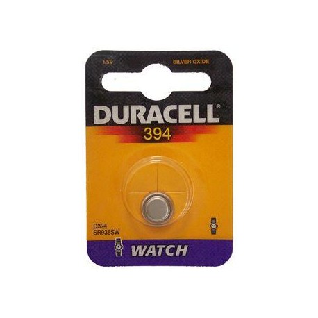 10 pile a bottone Duracell D394 1x 1,5volt - 10 blister