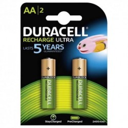 Stilo AA ricaricabili 2x 2400mAh 1,2v HR6 Duracell