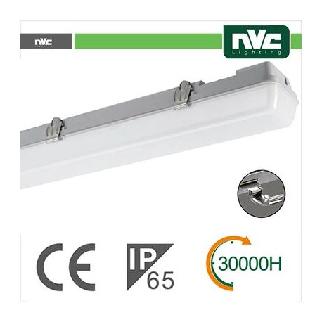 Plafoniera 54W - 4000K 5200LM 100º 1550x110x85mm IP65