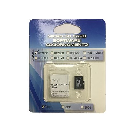 MICRO SD - AGGIORNAMENTO HT7000 ALLE NUOVE 50 EURO
