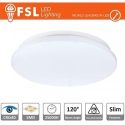 Plafoniera SLIM 13W - 4000K 880LM 120º 260X55 mm +CRI 80