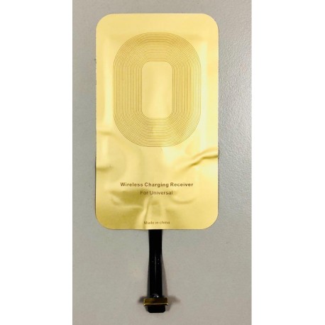 Adattatore standard Qi per Carica Wireless Micro-Usb 1 Amper