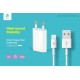 Suit Carica Batt 1 Amper + Cavo Lightning per Apple Bianco