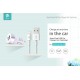 Suit Carica Auto + Cavo Lightning per Apple iOS 10+ Bianco
