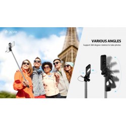 Selfie Stick 360 con filo per iOS & Android Verde