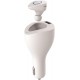 Vortex Carica Batteria da Auto e Auricolare Bluetooth Bianco