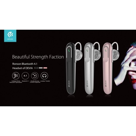 Auricolare Devia Roson Bluetooth 4.1 + EDR Riduttore Rumore