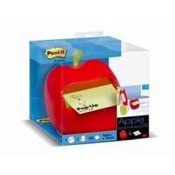Dispenser Post-it® Z-Notes MELA + 1 blocchetto 76 mm x 76 mm
