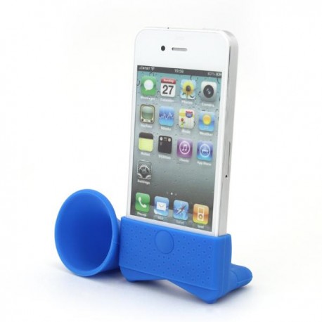 Blue Amplifiesa  style horn stand