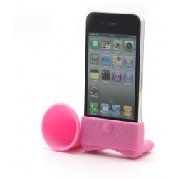 Pink Amplifiesa  style horn stand