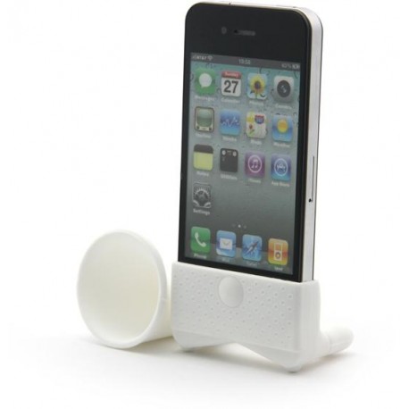 White Amplifiesa  style horn stand
