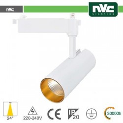 Proiettore a Binario - 35W 3000K 2500LM 36° CRI +90 BIANCO
