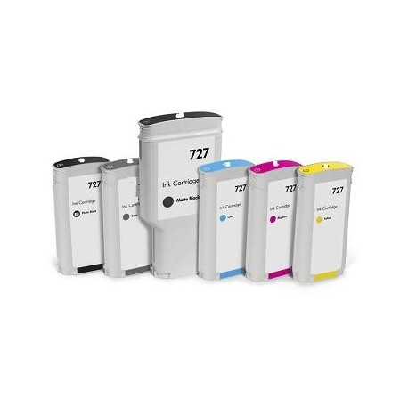 Magente Compatib  Hp Designjet  T1500,T2500,T920-130Ml 727