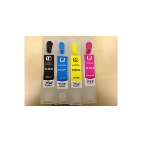 12ML Black Vuoti autoreserta Ricaricabile 16XL