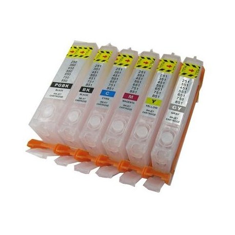 15ML Vuoti Chip Autoresserta per Canon CLI571XLG