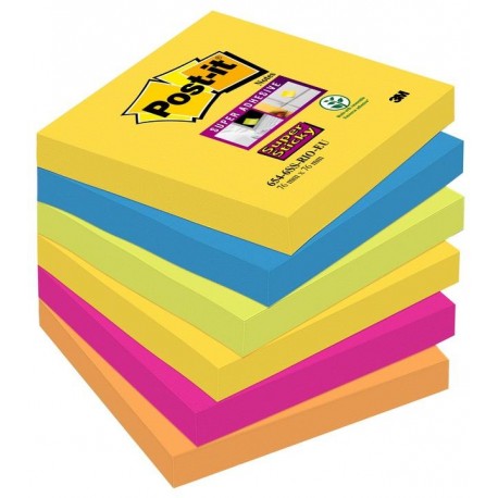 Foglietti Post-it® Super Sticky Rio De Janeiro 76X76 - 5 pz.