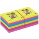 Post-it® Super Sticky Note Colori Ultra - 76x76 mm - 12 pz.