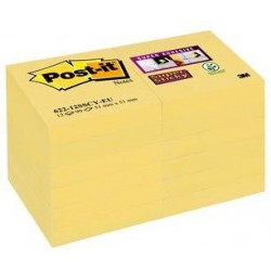 Post-it® Super Sticky Notes Giallo Canary™ - 51x51 mm - 12pz