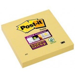 Post-it® Super Sticky Giallo Canary ™- 76x76 mm - Conf. 12pz