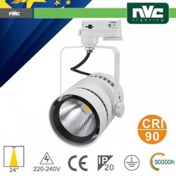 Proiettore a Binario EUROTRACK - 35W 4000K 2100LM 24° CRI+90